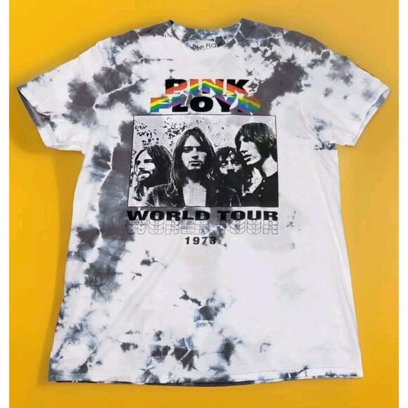 Pink Floyd Graphic T-Shirt Large Tie Dye World Tour 1973 NWT S113 Excellent New - Picture 1 of 4